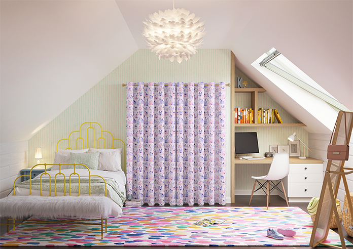 Magic Castle, Fairy Purple - Made to Measure Curtains - Image 15